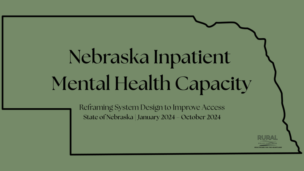 Nebraska Inpatient Mental Health Capacity
